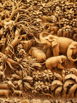 ภาพวอลเปเปอร์ แกะสลัก