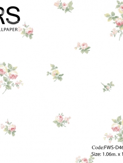 วอลเปเปอร์ลายดอกไม้เล็ก FWS-D46W