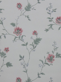 วอลเปเปอร์ลายดอกไม้ สไตล์วินเทจ FLP-M040