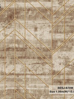 วอลเปเปอร์ลายไม้ประยุกต์ BESJ-B70W