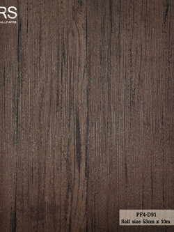 วอลเปเปอร์ ลายไม้สีน้ำตาล PF4-D91