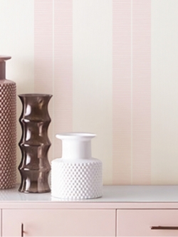 วอลเปเปอร์ลายทางสีชมพูอ่อนสลับขาว MCO-C21W