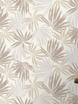 วอลเปเปอร์ลายใบไม้พื้นสีขาว (Tropical style) YUC-B20