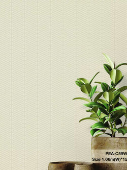 วอลเปเปอร์สไตล์โมเดิร์นลาย สีน้ำตาลครีม PEA-C59W