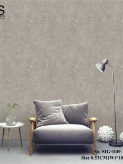วอลเปเปอร์ ลายปุนขัดมัน สีน้ำตาล No.SIG-D49