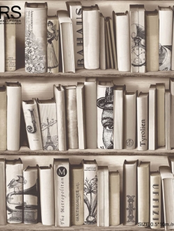 วอลเปเปอร์ ลายชั้นหนังสือ KA-D14