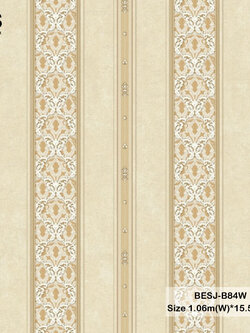 วอลเปเปอร์ลายหลุยส์คลาสสิคสลับลายทาง BESJ-B84W