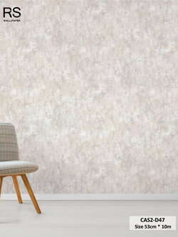 วอลเปเปอร์ลายหินอ่อนสีเทาผสมสีน้ำตาล CAS2-D47