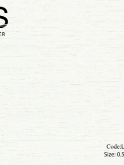 วอลเปเปอร์เทกเจอร์เส้นแนวนอนสีเขียวกับสีส้มพื้นสีขาวครีมมีกลิตเตอร์สีเงินระยิบระยับ LA7-M01