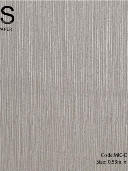 วอลเปเปอร์เทกเจอร์เส้นสีน้ำตาลแกมเงินเมทัลลิก MIC-D30