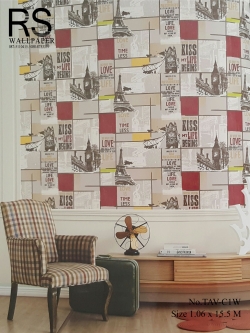 วอลเปเปอร์ลายอาร์ตๆ เก๋ๆ TAV-C1W