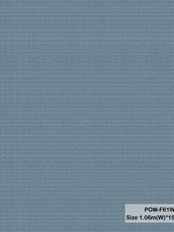 วอลเปเปอร์ สีฟ้าเข้มอมเทา POM-F61W