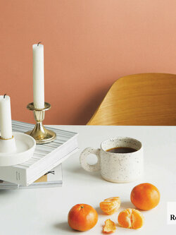 วอลเปเปอร์ สีส้มอิฐ KARA-F43W