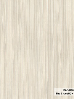 วอลเปเปอร์สีน้ำตาลครีม BAS-U10