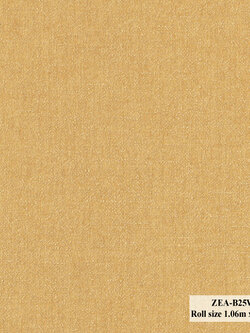 วอลเปเปอร์ลายผ้า พื้นสีเหลืองมาสตาร์ด ZEA-B25W