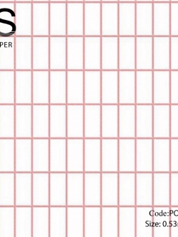 วอลเปเปอร์ลายตารางเล็กเส้นสีแดงพื้นสีขาว PO-MD29