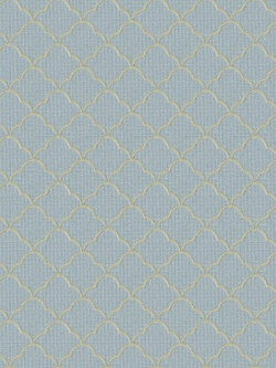 วอลเปเปอร์ลายคลาสสิคสีทองพื้นสีเทาเข้มอมฟ้า VC-D94W