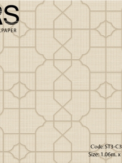 วอลเปเปอร์ลายฉลุโมเดิร์น ST3-C37W