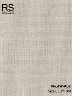 วอลเปเปอร์ลายผ้า สีน้ำตาลเทา No.AW-A02