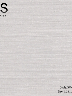 วอลเปเปอร์เทกเจอร์เส้นขวางพื้นสีเทาอมสีน้ำตาล SM-B19