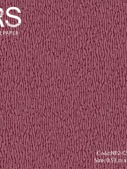 วอลเปเปอร์พื้นสีม่วงเงาเทกเจอร์โฟมเป็นลายเส้นสีม่วงเข้ม NF2-C52