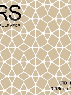 วอลเปเปอร์โมเดินท์ กราฟฟิคสีครีม (Moroccan Style)CTB-D22