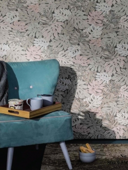 วอลเปเปอร์ติดผนัง ลายใบไม้ No.UNI-F01