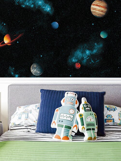 วอลเปเปอร์ห้องเด็ก ลายกาแล็คซี่ Cosmic No.DW-C58W