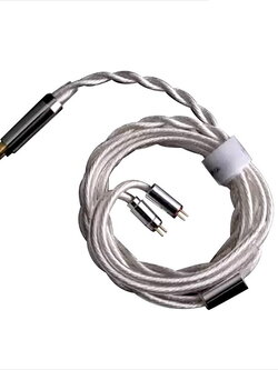 Simgot LC5 สายอัพเกรดหูฟัง ทองแดงผลึกเดี่ยวความบริสุทธิ์ 6N ชุบเงิน ขั้ว 2พิน0.78 ประกันศูนย์ไทย