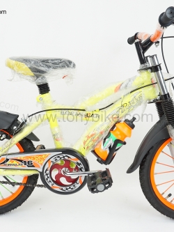 จักรยานเด็ก 16 นิ้ว มีโช้ค สีเหลือง