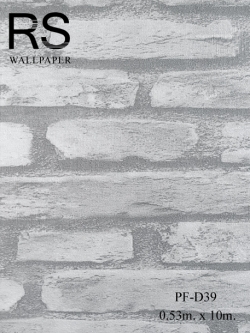 วอลเปเปอร์ลายอิฐขาว PF-D39
