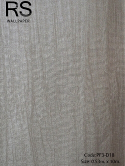 วอลเปเปอร์เทกเจอร์เส้นเรียบหรูสีน้ำตาลเข้มเงา PF3-D18