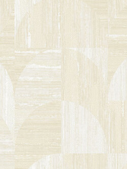 วอลเปเปอร์สไตล์โมเดิร์นลายเรขาคณิต สีครีม AVA-D40W