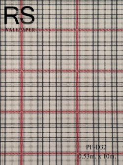 วอลเปเปอร์ ลายสก็อต PF-D32