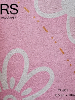 วอลเปเปอร์ลายดอกไม้ OL-B52