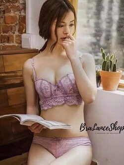 BLS✿2680 Setบรา+กกน. ชุดชั้นในลูกไม้แต่งระบาย