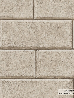 วอลเปเปอร์ลายอิฐ สีน้ำตาล NA4-D34W