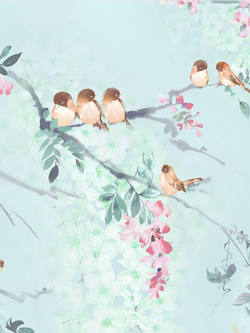 วอลเปเปอร์ภาพดอกไม้ (สั่งผลิต)