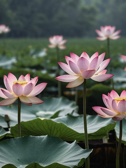 วอลเปเปอร์ภาพดอกบัว (สั่งผลิต)