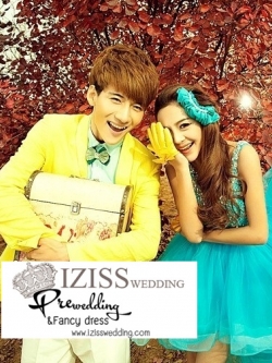 PW140 - Pre order ชุดคู่ถ่ายพรีเวดดิ้ง (prewedding dress) & ชุดแต่งงานแฟนซี (Fancy wedding dress)ชายหญิง "ธีมสีเขียว-เหลือง"