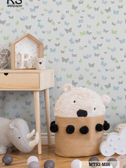 วอลเปเปอร์ห้องเด็ก ลายผีเสื้อ MTS2-M86