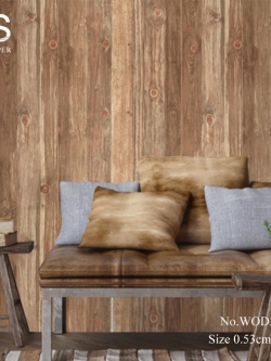 วอลเปเปอร์ลายไม้แผ่นห่าง17.2ซม. WOD3-M12