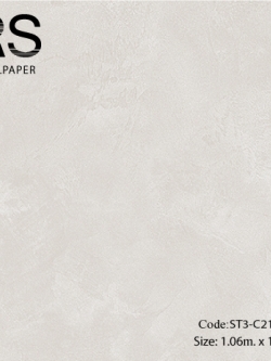วอลเปเปอร์ลายปูนเปลือยพื้นสีเทาอ่อน ST3-C21W