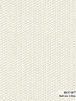 วอลเปเปอร์ ลายผ้าพื้นสีครีม BES7-B77W