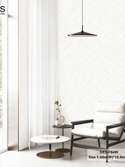 วอลเปเปอร์สไตล์โมเดิร์น สีเทาอ่อน DES-F84W