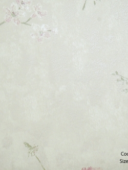 วอลเปเปอร์ลายใบไม้มีดอกไม้ CRE-MD38