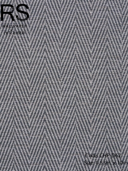 วอลเปเปอร์ลายเส้นผ้าสีดำเทา CHP-D62