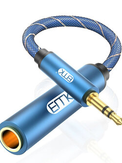 ERTK Adapter3.5Maleto6.5Female สายแปลงสัญญาณ 3.5 มม. ถึง 6.35 มม. ให้คุณภาพเสียงที่เหนือกว่า ประกันศูนย์ไทย