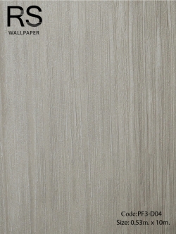 วอลเปเปอร์เทกเจอร์เส้นเรียบหรูสีน้ำตาลเงา PF3-D04