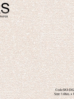 วอลเปเปอร์เทกเจอร์ปูนผนังบ้านเรียบหรูมีกลิตเตอร์สีเงินพื้นสีส้มอ่อน SK3-D02W